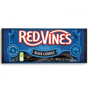  RED VINES LICORICE TWIST TRAY - BLACK LICORICE | 