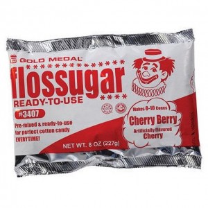 Candy Floss Sugar - Cherry Berry- 227g Pack | 