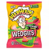  WARHEADS WEDGIES PEG BAG 127g