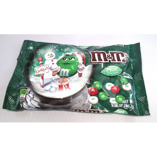 M&M's ® Dark Chocolate Mint 8 Ounce Bags - 6 / Case - Candy Favorites